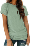 Shirts for Women Summer Spring Tops Short Sleeve Oversized T Shirts Fashion Basic Casual Tee Clothes  Trendy